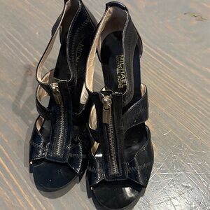 Michael Kors Black Patent Leather Heels